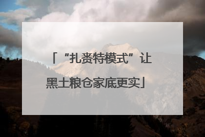 “扎赉特模式”让黑土粮仓家底更实