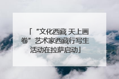“文化西藏 天上画卷”艺术家西藏行写生活动在拉萨启动