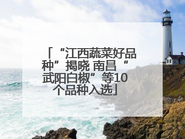 “江西蔬菜好品种”揭晓 南昌“武阳白椒”等10个品种入选