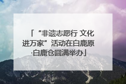 “非遗志愿行 文化进万家”活动在白鹿原·白鹿仓圆满举办