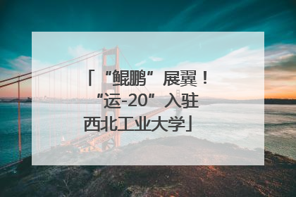 “鲲鹏”展翼！“运-20”入驻西北工业大学