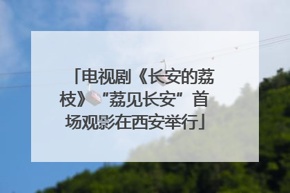 电视剧《长安的荔枝》“荔见长安”首场观影在西安举行
