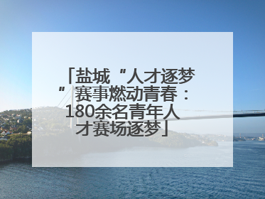 盐城“人才逐梦”赛事燃动青春：180余名青年人才赛场逐梦