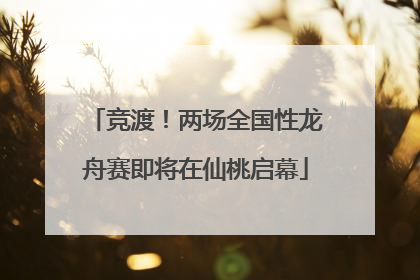竞渡！两场全国性龙舟赛即将在仙桃启幕