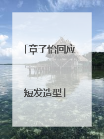 章子怡回应短发造型