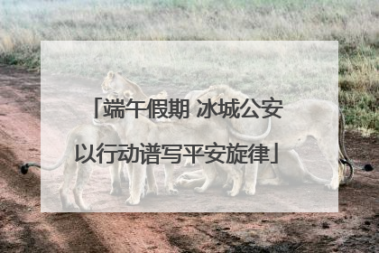端午假期 冰城公安以行动谱写平安旋律