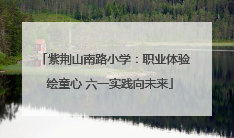 紫荆山南路小学：职业体验绘童心 六一实践向未来