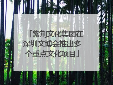 紫荆文化集团在深圳文博会推出多个重点文化项目