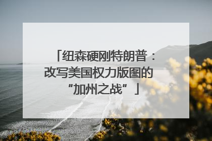 纽森硬刚特朗普：改写美国权力版图的 “加州之战”