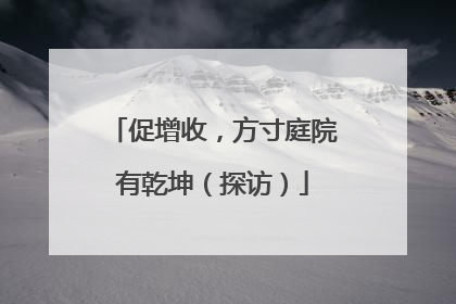 促增收，方寸庭院有乾坤（探访）