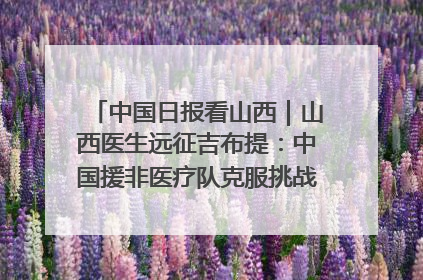 中国日报看山西｜山西医生远征吉布提：中国援非医疗队克服挑战救助非洲患者