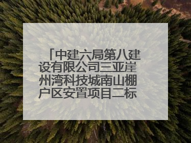 中建六局第八建设有限公司三亚崖州湾科技城南山棚户区安置项目二标段顺利通过第一次主体结构验收