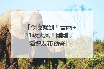 今晚就到！雷雨+11级大风！刚刚，淄博发布预警