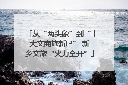 从“两头象”到“十大文商旅新IP” 新乡文旅“火力全开”
