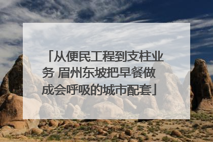 从便民工程到支柱业务 眉州东坡把早餐做成会呼吸的城市配套