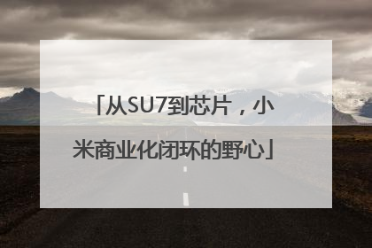 从SU7到芯片，小米商业化闭环的野心