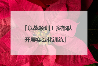以战领训！多部队开展实战化训练