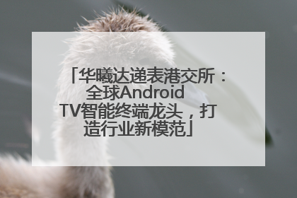 华曦达递表港交所：全球Android TV智能终端龙头，打造行业新模范
