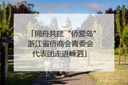 同舟共建“侨爱岛” 浙江省侨商会青委会代表团走进嵊泗