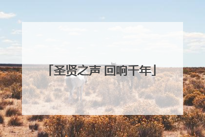 圣贤之声 回响千年