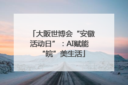大阪世博会“安徽活动日”：AI赋能“皖”美生活