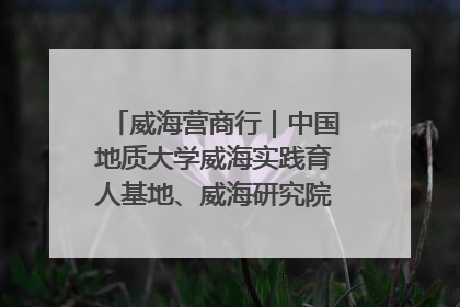 威海营商行｜中国地质大学威海实践育人基地、威海研究院在经开区揭牌