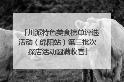 川派特色美食榜单评选活动（绵阳站）第三批次探店活动圆满收官