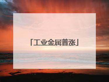 工业金属普涨
