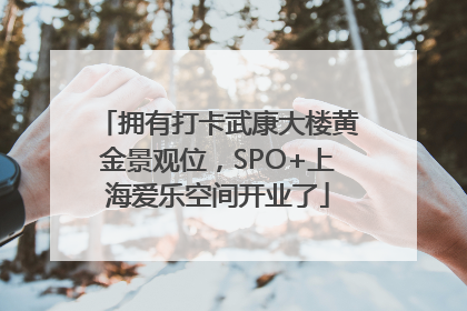 拥有打卡武康大楼黄金景观位，SPO+上海爱乐空间开业了