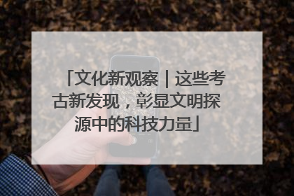文化新观察｜这些考古新发现，彰显文明探源中的科技力量