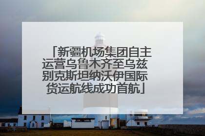 新疆机场集团自主运营乌鲁木齐至乌兹别克斯坦纳沃伊国际货运航线成功首航