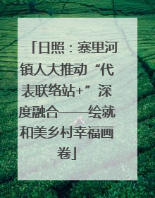 日照：寨里河镇人大推动“代表联络站+”深度融合——绘就和美乡村幸福画卷