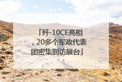 歼-10CE亮相，20多个军政代表团密集到访展台