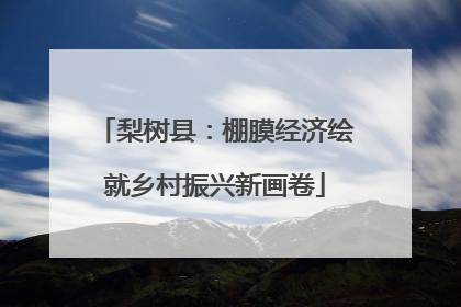 梨树县：棚膜经济绘就乡村振兴新画卷