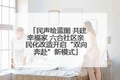 民声绘蓝图 共建幸福家 六合社区亲民化改造开启“双向奔赴”新模式