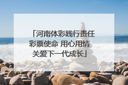 河南体彩践行责任彩票使命 用心用情关爱下一代成长