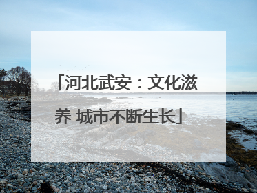 河北武安：文化滋养 城市不断生长