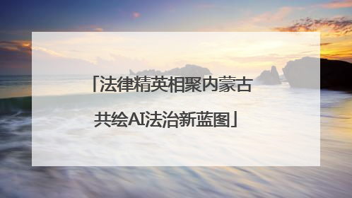 法律精英相聚内蒙古 共绘AI法治新蓝图