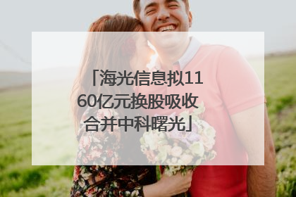 海光信息拟1160亿元换股吸收合并中科曙光
