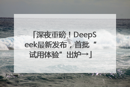 深夜重磅！DeepSeek最新发布，首批“试用体验”出炉→