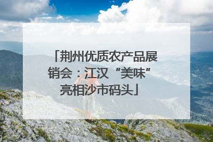 荆州优质农产品展销会：江汉“美味”亮相沙市码头