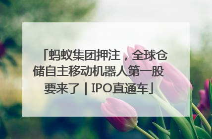 蚂蚁集团押注，全球仓储自主移动机器人第一股要来了｜IPO直通车