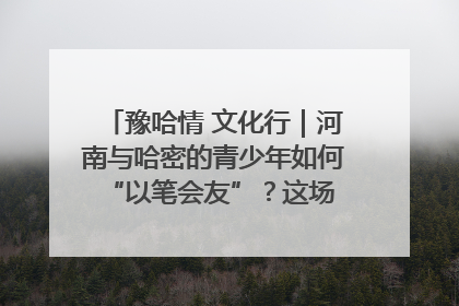 豫哈情 文化行｜河南与哈密的青少年如何 “以笔会友”？这场书画展藏着答案