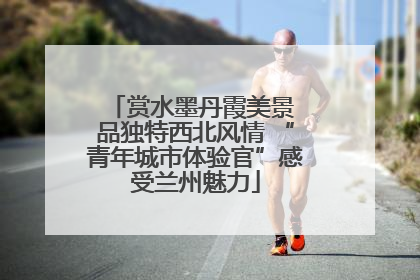 赏水墨丹霞美景 品独特西北风情 “青年城市体验官”感受兰州魅力