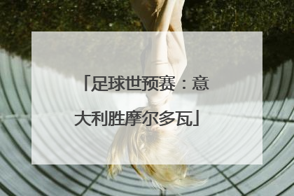 足球世预赛：意大利胜摩尔多瓦
