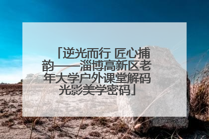 逆光而行 匠心捕韵——淄博高新区老年大学户外课堂解码光影美学密码