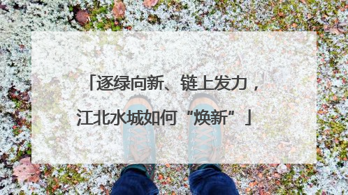 逐绿向新、链上发力，江北水城如何“焕新”