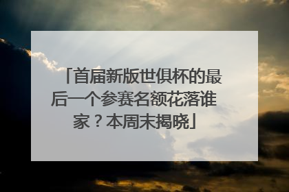 首届新版世俱杯的最后一个参赛名额花落谁家？本周末揭晓