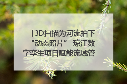 3D扫描为河流拍下“动态照片” 琼江数字孪生项目赋能流域管理｜新闻发布最前线