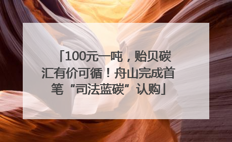 100元一吨，贻贝碳汇有价可循！舟山完成首笔“司法蓝碳”认购